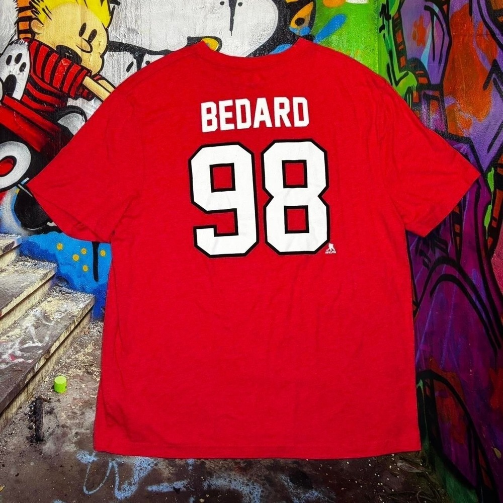 Connor Bedard NHL graphic jersey tee